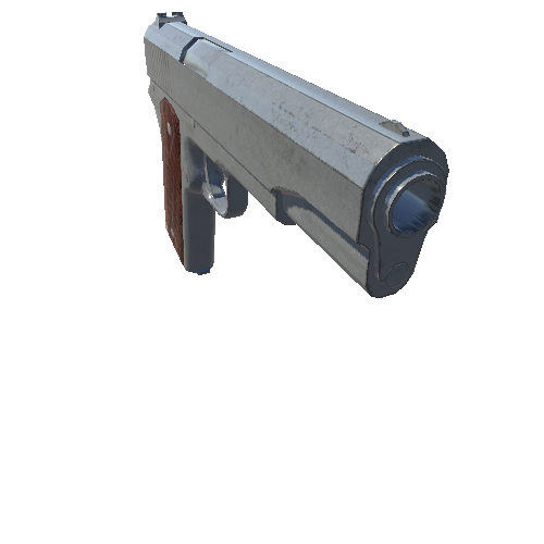 M1911 Handgun_Silver